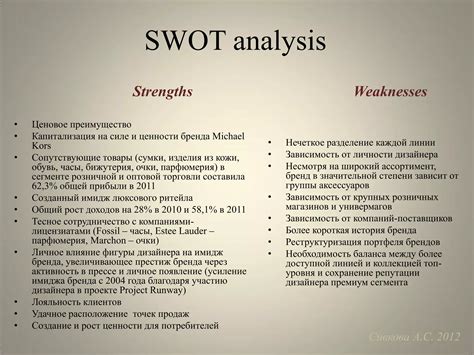 swot analysis michael kors|Michael Kors 2024.